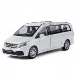 1/24 Benz V260L MPV Sulamist Metallist Valatud Mudelauto Kodu Trendikad Kaunistused ja Arvuti Laua Kaunistus K&otilde;rge Simulatsiooniga S&otilde;idukid valge