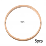 5 tk 10/15/18/20/23/26 cm Puidust R&otilde;ngas Bambusest Hoop Raam DIY P&auml;rg Dekoratiivne Ring K&auml;sit&ouml;&ouml;riistad Pulmad J&otilde;ulud Dekoratsioon
