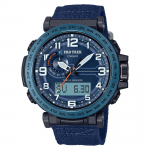 Casio meeste roostevabast terasest 100M veekindel digitaalne &auml;ratuskell kvartsmehhanismiga PRG-601YB-2 sinine