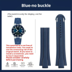 Oris Diving AQUIS 7740 7730 Water Ghost Spordikella Rihma Rihm Meeste Fluoro Kummi Veekindel Kella Rihm 24-12 Kumer Silikoon 24-12mm convex blue