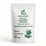 KAMADHEI Must kurkumipulber - 100g | 100% puhas ja looduslik Curcuma Caesia | P&uuml;ha juur &uuml;lim ravim | Kali Haldi pulber immuunsuse parandamiseks,