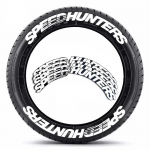 3D autokummi ja velje kleebised PVC veekindlad t&auml;hed Decal Autole Mootorrattale Rehvide kaunistus Velje kleebis SPEED HUNTETERSile
