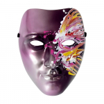 Plastikust fantoomv&auml;rvi n&auml;omask voolava maskeraadikost&uuml;&uuml;mi jaoks Halloweeni mask Cosplay balli rekvisiidid peotarbed anime Cosplay rekvisiidid show lilla