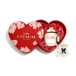 COACH New York Naiste S&uuml;damekujuline Karbike, Sama Nimega Naiste Eau De Parfum EDP Lillel&otilde;hn 30ml Set 1