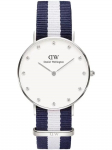 Naiste kell Daniel Wellington Glasgow Silver Dw00100082 + Karbik