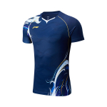 Li Ning Badmintoni kollektsioon Badmintoni s&auml;rk Unisex Tume laevasinine AAYU229-4 2XL