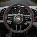 Porsche seemisnahast kl&otilde;psatav roolikate sobib Macan Cayenne 911 Taycan Panamera 918 718 Soojad roolitarvikud