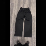 American Retro kahekihilised dressip&uuml;ksid Y2K p&uuml;ksid Unisex naiste &uuml;hev&auml;rvilised kirjaga graafilised tikitud vabaaja kottis dressip&uuml;ksid XL must