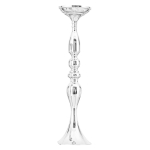 K&uuml;&uuml;&uuml;nlajalad 32/38/50cm Metallist K&uuml;&uuml;nlajalg Vaas Laua Keskpunkt S&uuml;ndmuse Lillealus P&otilde;randatee Juht Pulmade Kaunistus Silver 50cm white