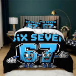 67 Steal A Brainrot Tekikott Komplekt T&auml;is Mugav &Uuml;lipehme Tekk Voodipesu Komplekt Kerge Hingav Tekikott T&otilde;mblukuga AU Single(140x210cm)&set