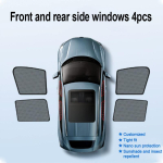 Magnetiline P&auml;ikesesirm Toyota RAV4 XA60 Suzuki Across 2026 2027 jaoks V&otilde;rk-P&auml;ikesesirm Tuuleklaasi Varjupaneel Privaatsuse Varjutuskaitse Front Sunshade