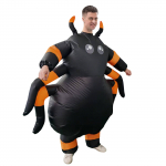 T&auml;iskasvanu &auml;mblik t&auml;ispuhutav kost&uuml;&uuml;m 150-190cm must