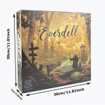 Everdell lauam&auml;ng Fantastiline mets Strateegiam&auml;ng Kaardikogu ja t&ouml;&ouml;liste paigutus Perepeam&auml;ng 1-4 m&auml;ngijale