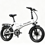 Puluma FM2.0 Kokkupandav Elektrijalgratas 20 Paksude Rehvidega 750W Tippv&otilde;imsusega Mootor T&auml;ielikult Amorditud T&auml;iskasvanute Elektrijalgratas 7 K&auml;iguga Ketta pidurid 48V 15Ah valge