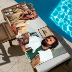 B-bud Spencer ja Hill R&auml;tik Suur Kiiresti Kuivav Mikrokiud T-terence pehme Rannar&auml;tik Reisimiseks J&otilde;usaaliks Sauna jaoks Vannisk&auml;iks Telkimiseks 70cmx140cm blue