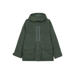 Uniqlo X White Mountaineering Koost&ouml;&ouml; K&otilde;rge j&otilde;udlusega T&otilde;mblukuga L&otilde;tv L&otilde;ikega Kapuutsiga Puhverjakk Talvine Meeste &uuml;ler&otilde;ivad Tume-roheline 442563-58 L gray