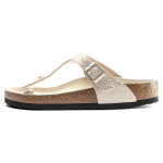 Birkenstock Gizeh kitsa liistuga sandaalid 'Gold Python' Naiste 1018665 35 valge
