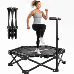 Fitness-bat&uuml;&uuml;t reguleeritava T-k&auml;epidemega, kokkupandav, kandekotiga, kandev&otilde;ime 120 kg, teras, plast, must 104 x 104 x 114 cm must