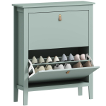Kaasaegne kahe sahtliga kingakapp - Roheline 80 x 24 x 95.5 cm