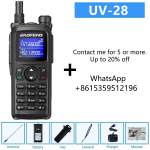 Baofeng UV-28 PRO Max Raadiosaatja 10W Mitme ribaline Traadita Sageduse Kopeerimine Pikk Kaugus Vastuv&otilde;tja Type-C AM Kahesuunaline Kaasaskantav Raadio EURO