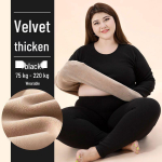 Meeste ja naiste suuremate suuruste paks termopesu komplekt: &Uuml;mmarguse kaelusega lambanahast &uuml;likond s&uuml;giseks ja talveks. 5XL gray