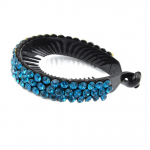 Elegantne naiste Bling Rhinestone Bun juuksen&otilde;el Twist juukseklambriga stiilitarvikud