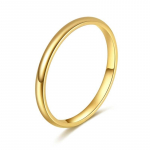 Lihtsad roostevabast terasest paaris&otilde;rmused, pulmaehted, aksessuaarid, kingitused, suurus 5&ndash;9 6 kuld