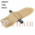 Juuksepikendused s&uuml;nteetilised sirged juukseklambrid naistele Pure Color 150g k&otilde;rge temperatuuriga kiud