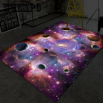 Moodne 3D Dream Esteetiline Star Art vaip Elutoa Teelaud Magamistoa ruumivaiba voodik&uuml;lg 80cm*160cm