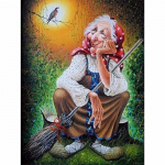 Teemanttikandid Forest Witchfull 5D Teemantmaal Ristpistes Vaik Ruut Teemant 20X30CM