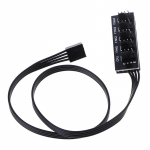 40 cm 1 kuni 5 4 kontaktiga Molex Tx4 Pwm CPU jahutusventilaatori adapteri toitejuhe