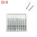 10 TK Hambaravi Teemant Burs Drill Poleeriv Silendav Valgendamist&ouml;&ouml;riist Kiirele K&auml;siinstrumendile Medium EX-18