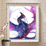 5D teemanttikandiga maja t&auml;isruudukujuline teemantmosaiik, maastiku ristpistes komplekt Teemantv&auml;rvimine kodukaunistus Full Round 20X30CM