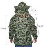 1 tk. Mesiniku Camo riided hingavad mesinduse kaitseriided, sobivad pikkusele 150-180 cm