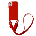 Vedelas silikoonist telefoni&uuml;mbris Crossbody kaelarihma &otilde;larihma k&ouml;iega iPhone 15 14 Plus 13 12 11 Pro Max 13 12 Mini XR X XS Max 7 8 Plus SE2020 jaoks iPhone 11 Pro