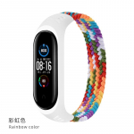 K&auml;ev&otilde;ru Mi bandile 5 6 rihmaga nailonist punutud soolosilmus pulseira k&auml;ev&otilde;ru Miband4 Miband5 randmepael Xiaomi Mi band 4 3 rihma jaoks M (160mm-170mm)