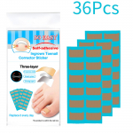 Sissekasvanud k&uuml;&uuml;nte korrigeerimise komplekt Sissekasvanud varbak&uuml;&uuml;nte kleebised sirgendamiseks taastav varba korrigeerija 36pcs