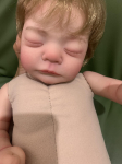 47 cm 3D-v&auml;rviga naha n&auml;htavad veenid Pehmest silikoonriidest keha Reborn Boy Baby Doll M&auml;nguasi T&uuml;drukule Nagu T&otilde;esti Magav Elus Boneca 47cm 3D-paint Skin Doll sinine