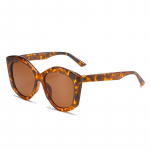 SO&EI Fashion &uuml;lisuured pol&uuml;gonid kassisilmadega p&auml;ikeseprillid naiste mood Leopard prillide varjud UV400 meeste ruudukujulised gradiendiga p&auml;ikeseprillid