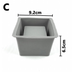 Silikoonvormid betoonist lillepottide jaoks, tsementvormid, mahlakad taimed, potivormid, betoonist istutusmasinad, vormid isetehtud aroomiteraapia krohv
