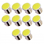 Auto P21W 1156 Ba15s LED COB suunatule pirn Super ere automaatne tagurpidi seisupidurituli 12V kiilu signaali k&uuml;ljelamp 10pcs