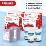 Sinocare Safe-Accu veresuhkru testribad 100/200/300/500 tk 100pcs