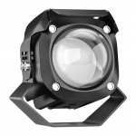 Mootorratta s&otilde;idutuli 15W 6500K 6000LM mootorratta lisatuled &uuml;mmargused led udutuled 1tk jaoks must