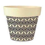 Les Tr&eacute;sors De Lily [Q6579] &ndash; bambusest istutusmasin 'Boho' beež must - 13. 5x15 cm beež