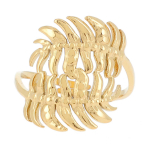 Les Tr&eacute;sors De Lily [R4409] &ndash; Kuldne Cl&eacute;opatra terasest disainis&otilde;rmus &ndash; 18 mm (koletised) kuld
