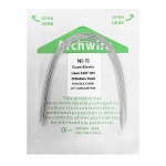 10 tk/pakk Ortodontiline hambaravi &uuml;lielastne munakujuline Niti &uuml;mmargune/ristk&uuml;likukujuline kaare juhtmed Dental Niti kaare traat Ovoid 17x25 Lower