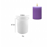 Silikoonk&uuml;&uuml;nlavorm, 3D silikoonvormid, k&uuml;&uuml;nlavormid k&uuml;&uuml;nalde valamiseks DIY komplekt sojavaha, mesilasvaha, l&otilde;hnak&uuml;&uuml;nalde jaoks Cylindrical Stripes