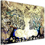L&otilde;uendiprint Tree kiss abstraktne 60x40 beež