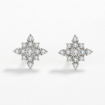 Trend Ebaregulaarne Snowflake Flower Stud S925 h&otilde;bek&otilde;rvar&otilde;ngas naistele &Uuml;mmargune geomeetriline h&otilde;bedane pruudi ehted Sterling h&otilde;bedast peoehted h&otilde;be