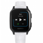 Kvaliteetne nahast rihmaga kellarihm Garmin Venu SQ 2 pluss Forerunner 955 255 745 645 245 158 asendusrihm 20mm for Garmin valge